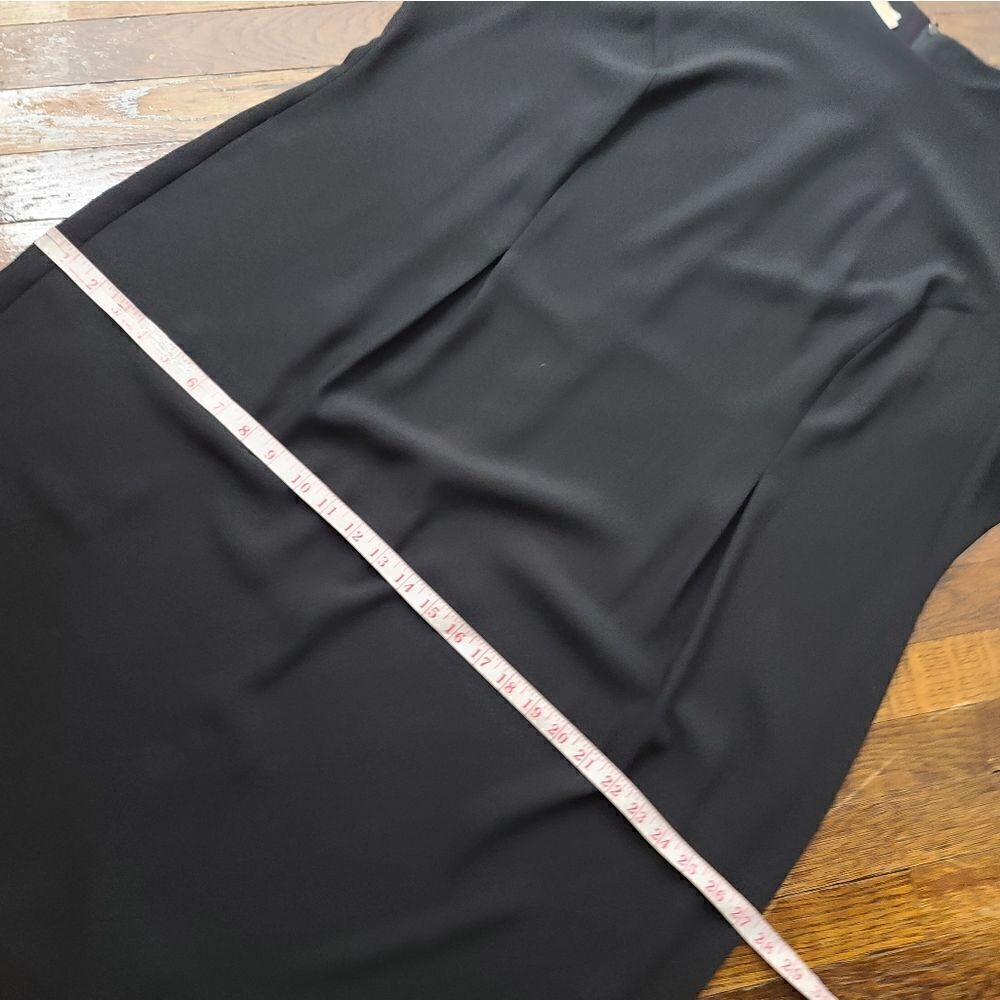 Vintage 90s Black Wednesday Sheath Dress - Picture 9 of 13